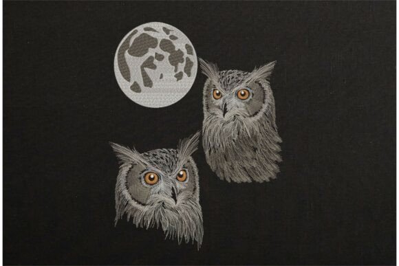 Download Realistic Bird Owl Moon - Realistic bird Collection
