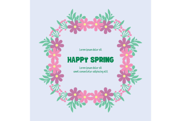 Download Cute Happy Spring Invitation Card Decor - Invitation Collection
