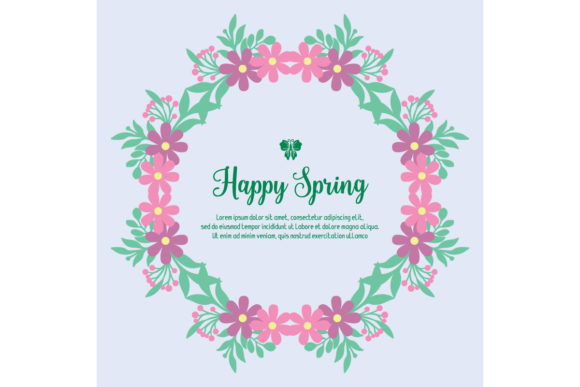Download Cute Happy Spring Invitation Card Decor - Invitation Collection