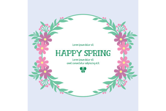 Download Cute Happy Spring Invitation Card Decor - Invitation Collection
