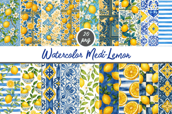 Download Mediterranean Summer Watercolor Clipart - Summer watercolor Collection