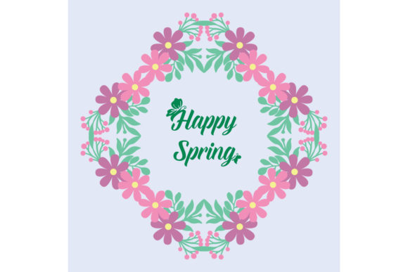 Download Cute Happy Spring Invitation Card Decor - Invitation Collection
